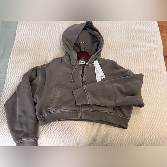 ELWOOD BABYDOLL CROP ZIP HOODIE - Picture 8 of 8